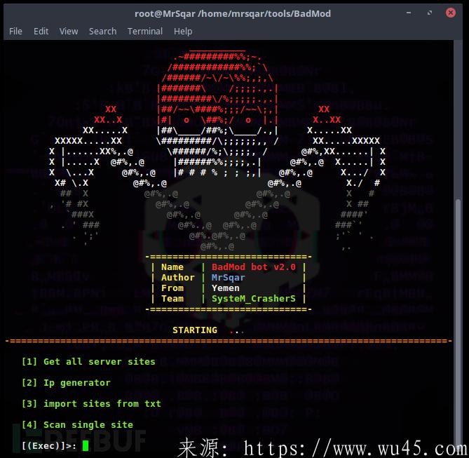 BadMod V2.0：一款用于扫描网站并自动执行渗透的工具 第1张
