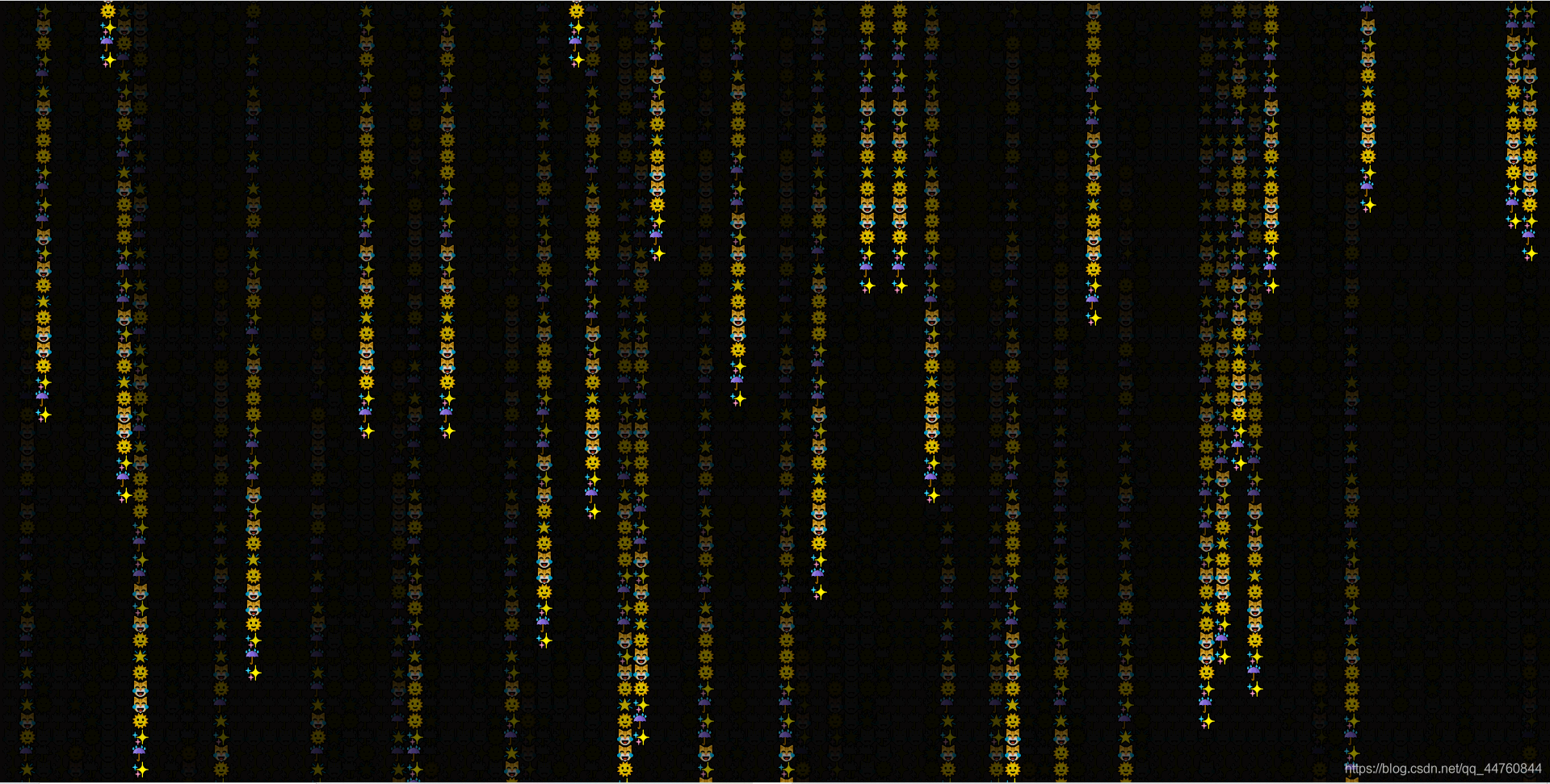 详细制作黑客帝国代码雨的流程(python黑客帝国代码雨特效)